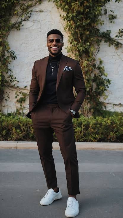 Rich chocolate formal outfit inspiration